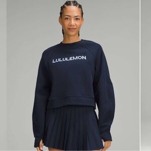 Lululemon Scuba Oversized Pullover *Wordmark True Navy